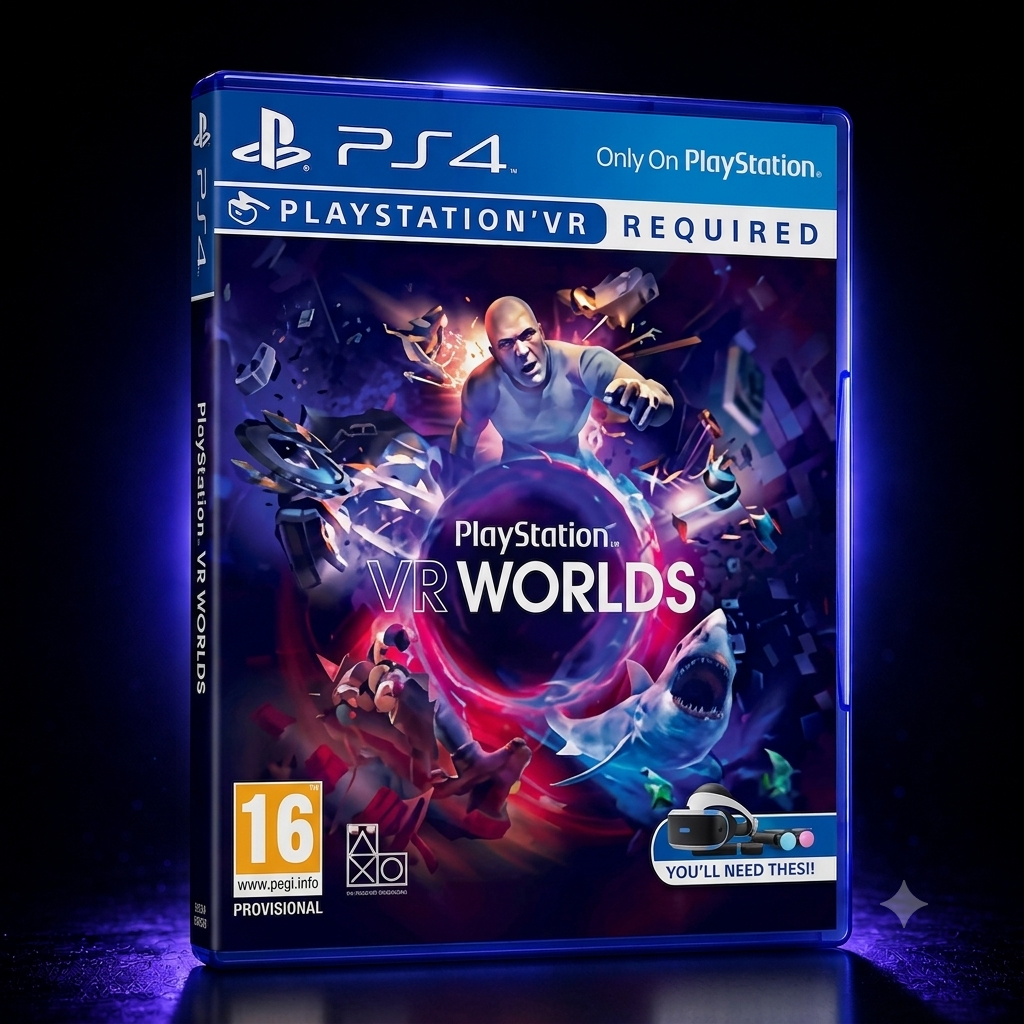 PlayStation VR Worlds PS4 کارکرده