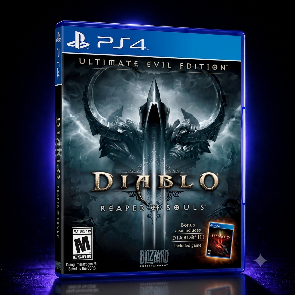 بازی Diablo III Reaper of Souls Ultimate Evil Edition کارکرده برای PS4 | دیابلو 3