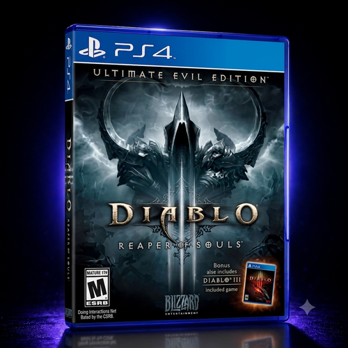 بازی Diablo III Reaper of Souls Ultimate Evil Edition کارکرده برای PS4 | دیابلو 3