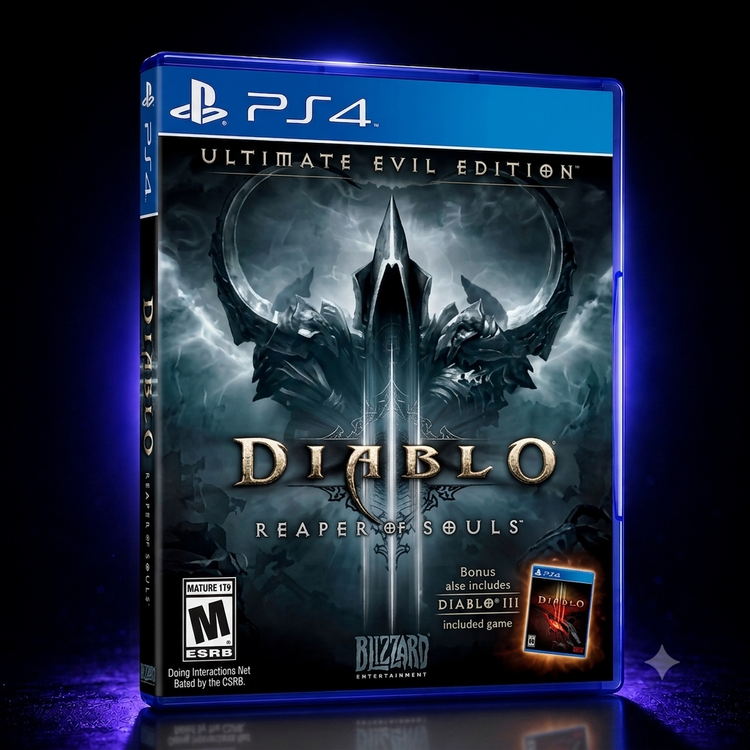 بازی Diablo III Reaper of Souls Ultimate Evil Edition کارکرده برای PS4 | دیابلو 3